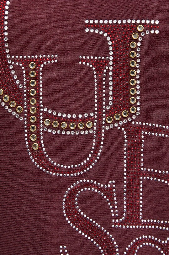 Guess pulover SELENA W4BR01.Z2NQ2 burgundia