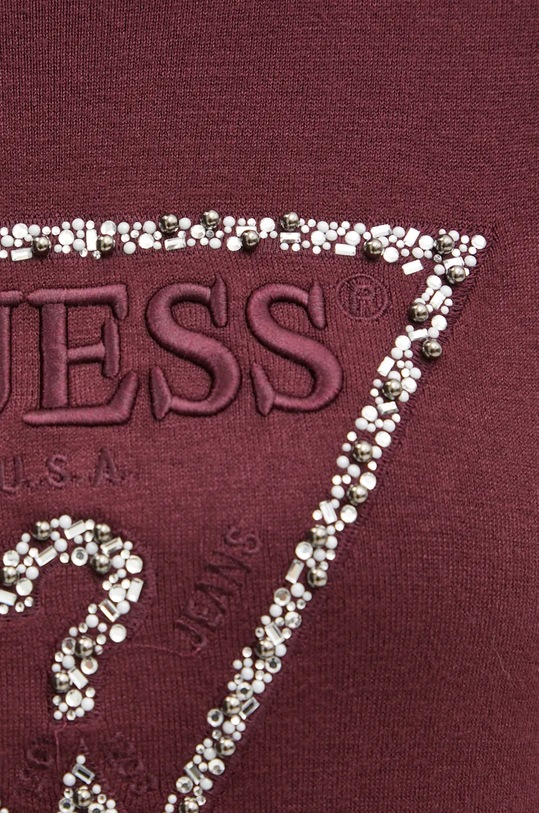 Svetr Guess PIPER burgundské W4BR03.Z2NQ2