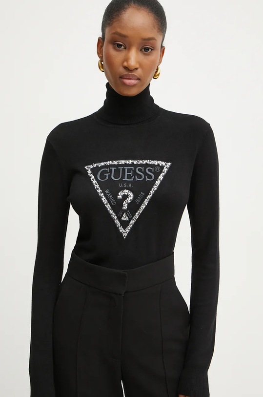 Svetr Guess PIPER kulatý černá W4BR03.Z2NQ2