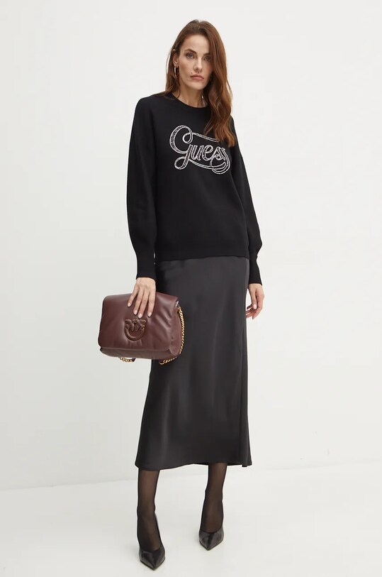 Guess sweter LAURA W4BR07.Z26I2 czarny AW24