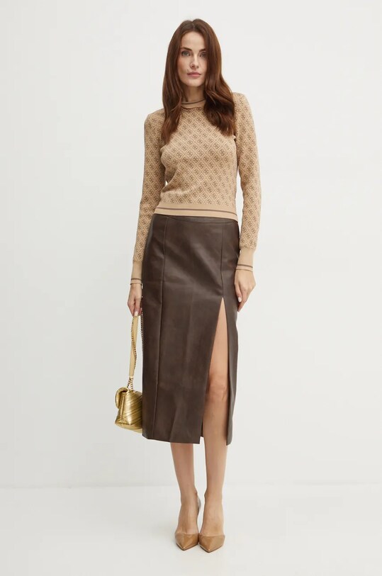 Свитер Guess LISE W4BR21.Z37K0 бежевый AW24