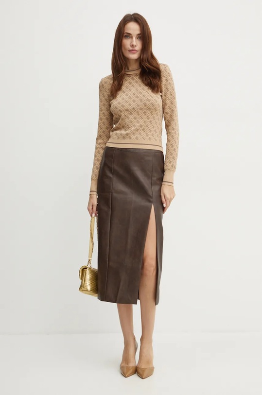 Guess sweter LISE W4BR21.Z37K0 beżowy AW24