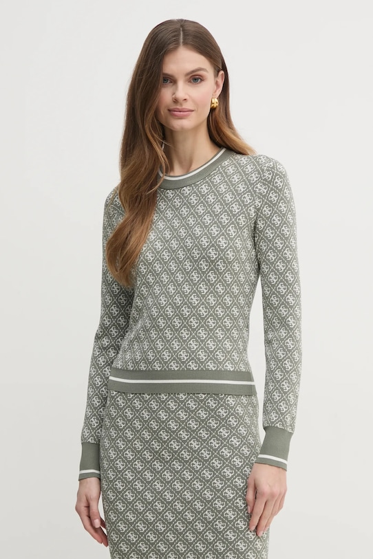 Guess pulover LISE verde W4BR21.Z37K0