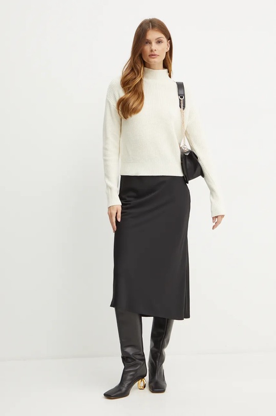 Svetr z vlněné směsi Guess ZYLEE W4BR39.Z2WX0 béžová AW24