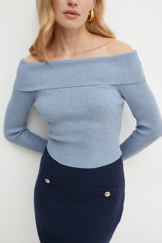 Guess sweter NINA W4BR73.Z3K92 niebieski
