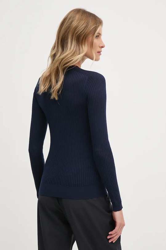 Odzież Lacoste sweter wełniany AF2576 granatowy