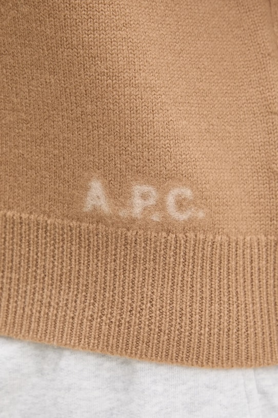 A.P.C. woolen jumper Pull Esther brown WVBDK.F23373.CAB