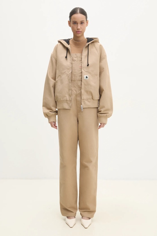 A.P.C. sweter wełniany Pull Esther WVBDK.F23373.CAB brązowy