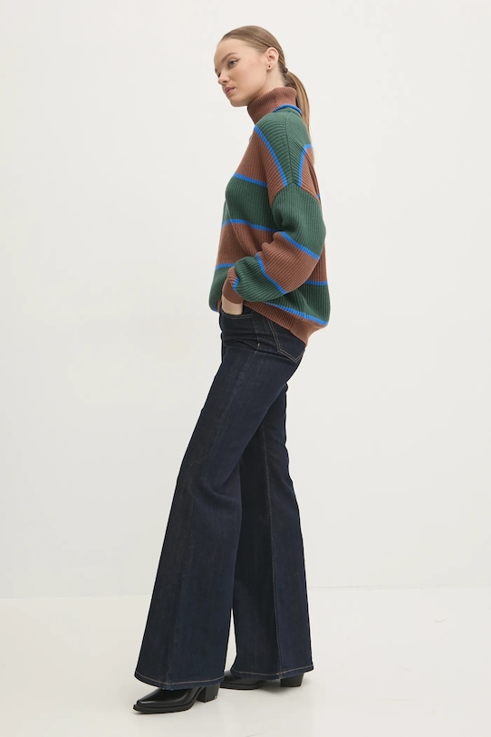 Bavlněný svetr Quiksilver Turtle EQYSW03317 vícebarevná AW24