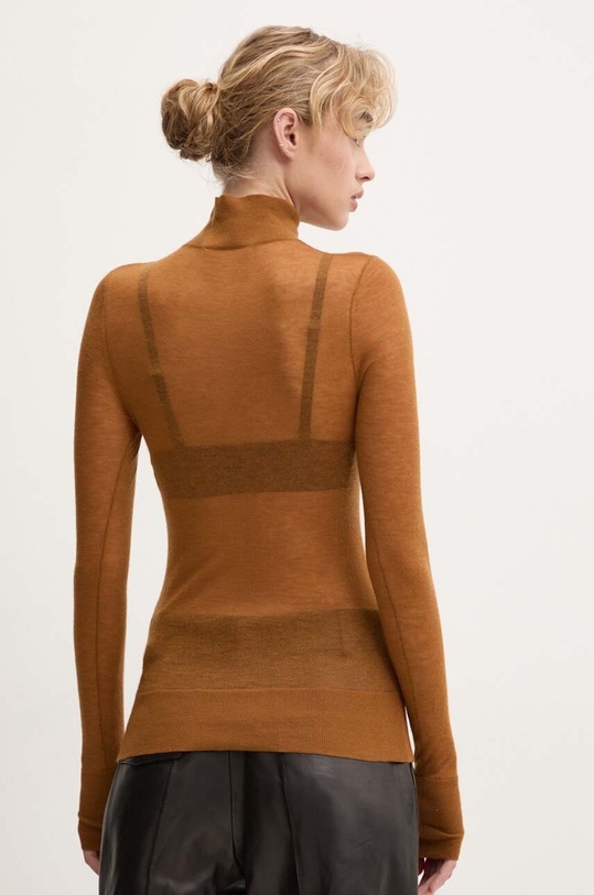 Odjeća Pulover od kašmira AERON PFTO538523 smeđa