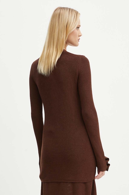 Odzież AERON kardigan bawełniany PFPU256515 brązowy