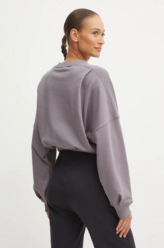 Одежда Хлопковая кофта adidas Originals Premium Essentials Sweater IY9709 фиолетовой