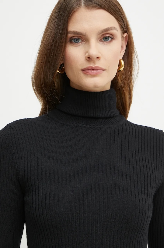 Ivy Oak pulover de lana subtiri negru IO113030