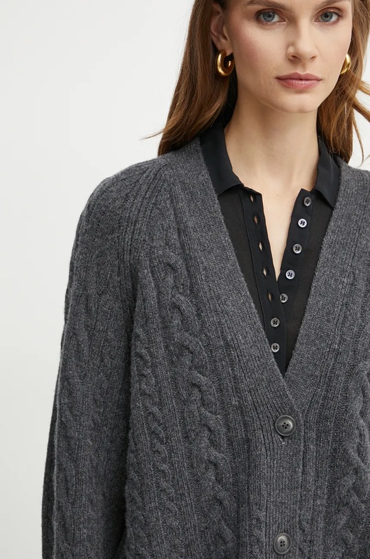 Vuneni kardigan Ivy Oak IO113146 siva