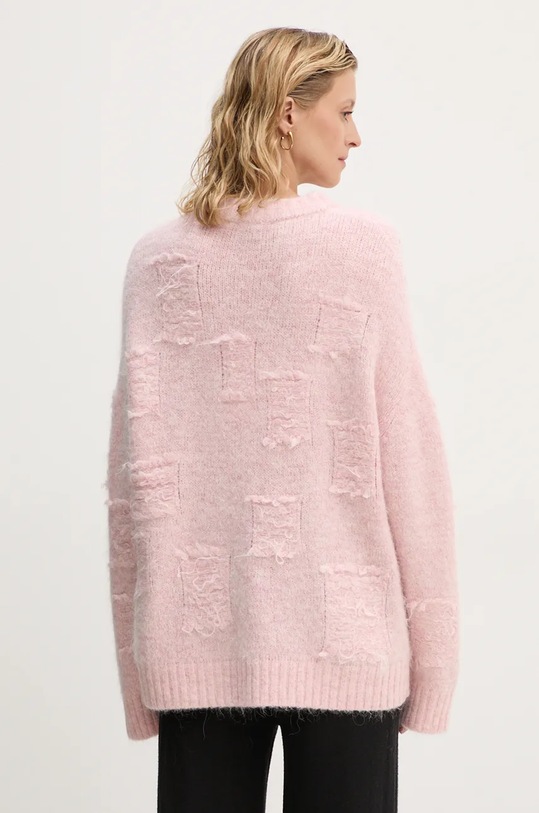 Odzież MUNTHE sweter wełniany TACCU 243160724373 różowy