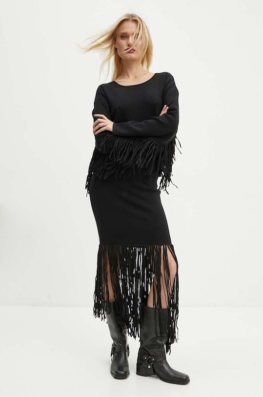 Sveter MUNTHE TAGILLU 243161524376 čierna AW24