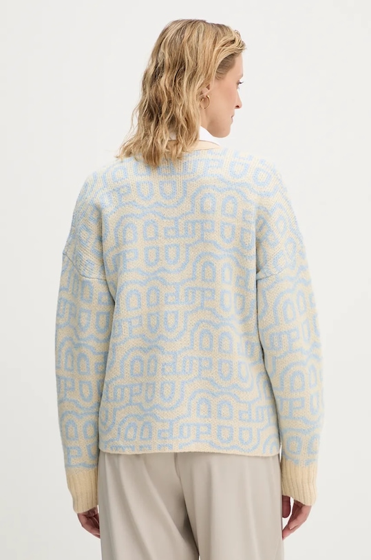 Oblečenie Kardigán s prímesou vlny MUNTHE TALHUA 243161824375 béžová