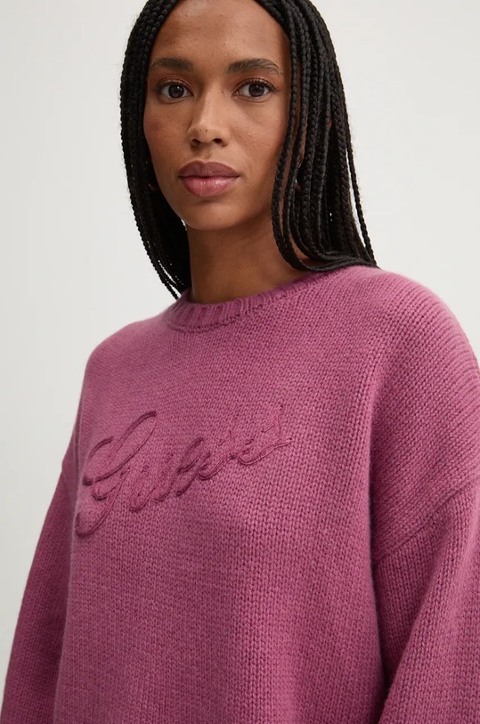 Volnen pulover Guess Originals roza W4BR48.Z3JG0