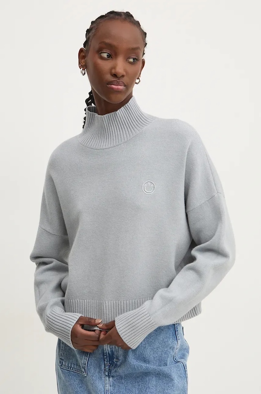 HUGO Blue pulover Sesty_B grosime medie gri 50522508