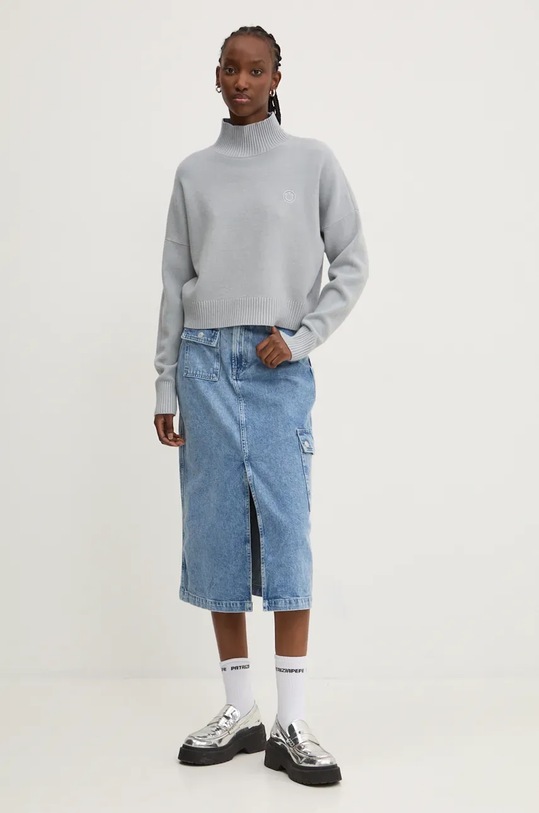 Светр Hugo Blue 50522508 сірий AW24