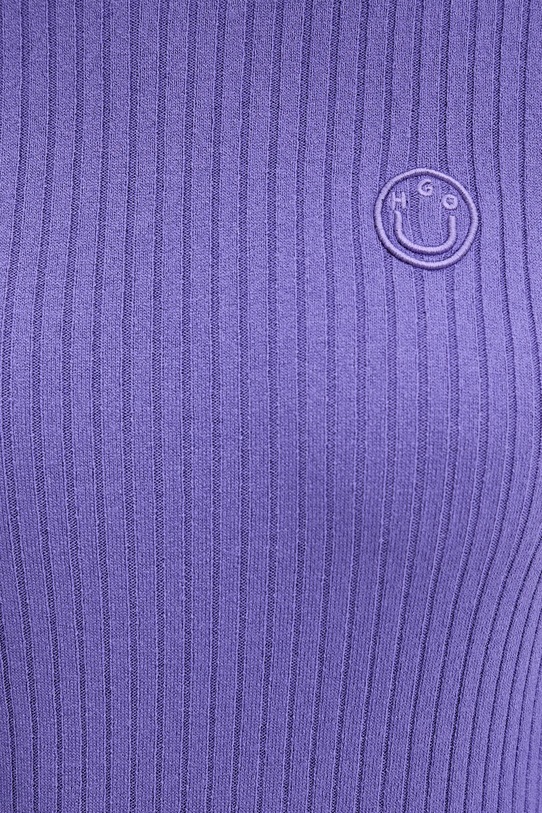 Hugo Blue sweter 50522578 fioletowy