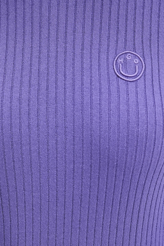 Hugo Blue sweter 50522578 fioletowy