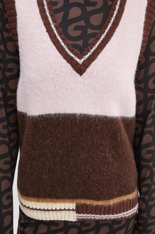 Stine Goya gilè con aggiunta di lana K010.2283 rosa