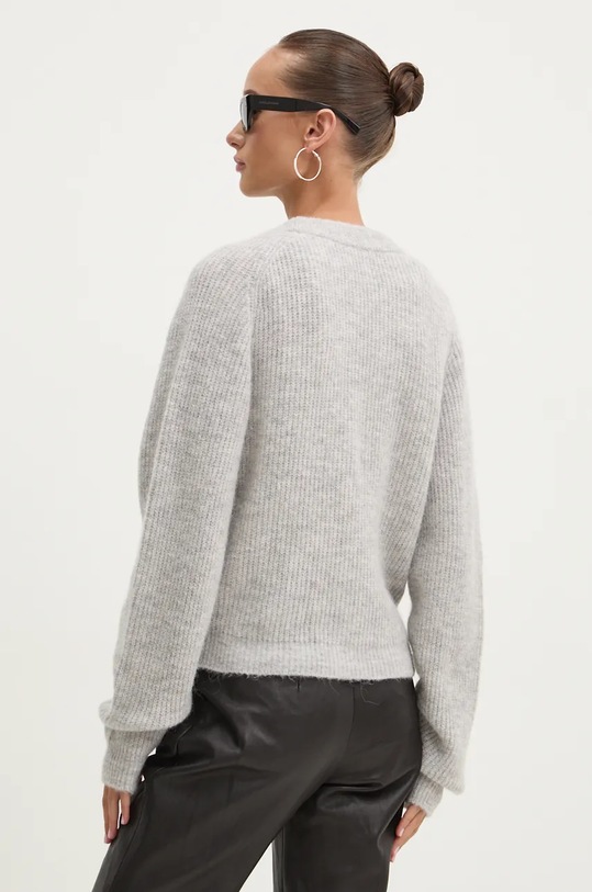 Odjeća Kardigan s primjesom vune HUGO 50522551 siva