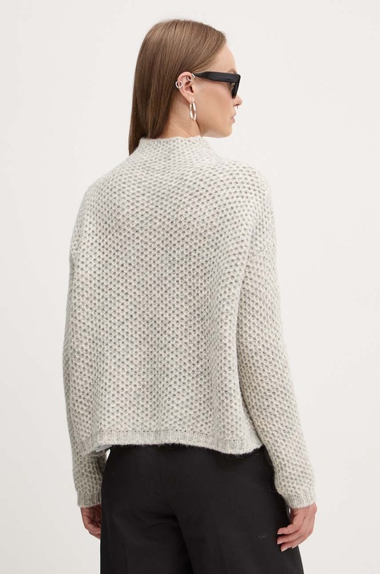 Odzież HUGO sweter z domieszką wełny 50522552 szary