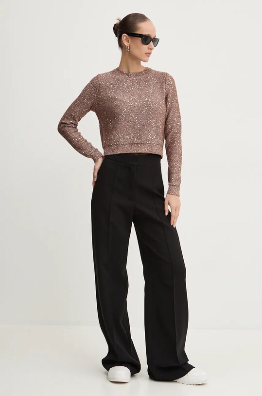 Светр HUGO 50522560 коричневий AW24