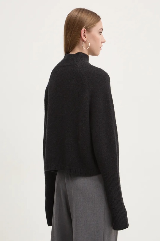 Odzież HUGO sweter wełniany 50522579 czarny