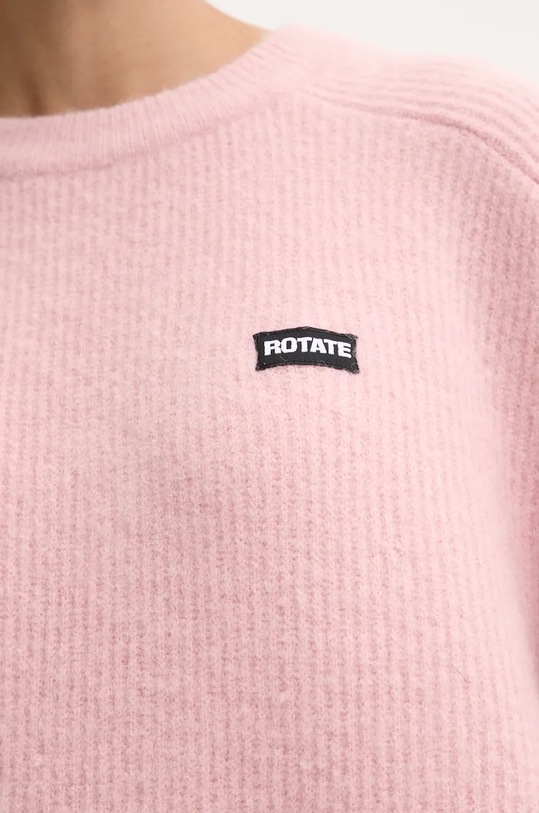 Вовняний светр Rotate 1131272307 рожевий