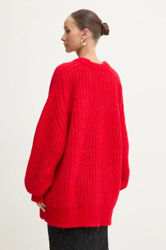 Odzież Rotate sweter wełniany 1137491292 czerwony