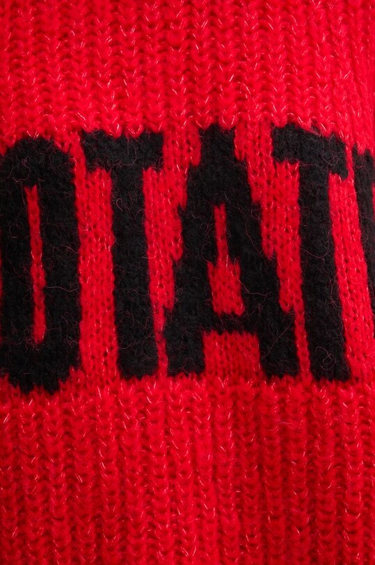 Rotate sweter wełniany 1137491292 czerwony