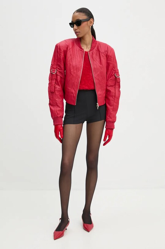 Gestuz pulover de lana 10908339 rosu AW24