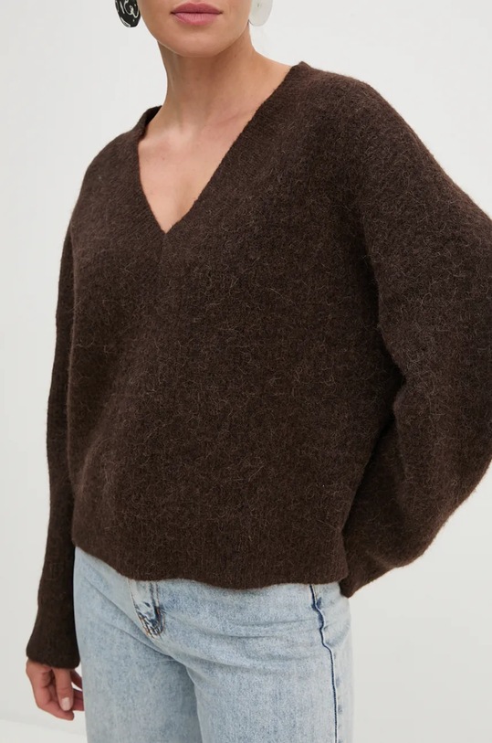 Volnen pulover Gestuz 10909445 rjava