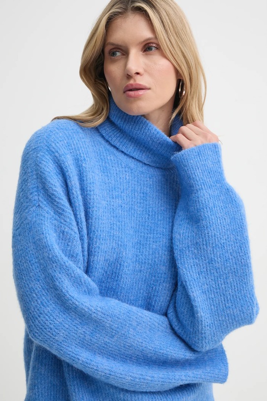 Πουλόβερ Gestuz μαλλί μπλε 10909446