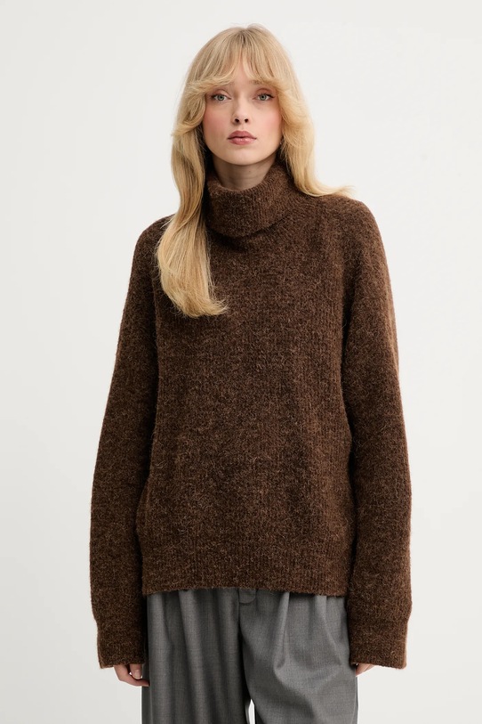 Gestuz sweter brązowy 10909446
