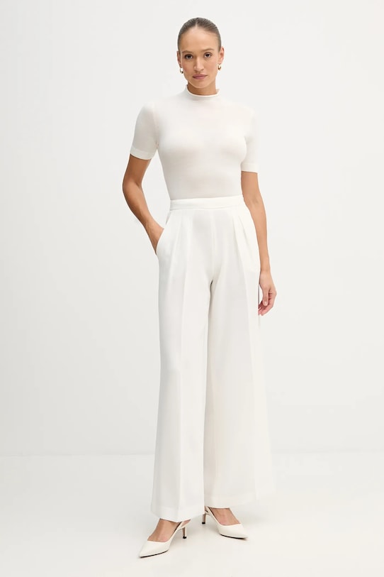 Sisley pulover din amestec de lână 11BAM105P bej AW25
