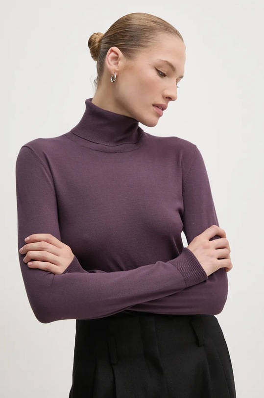 Sisley pulover subtiri violet 17Q3M2178