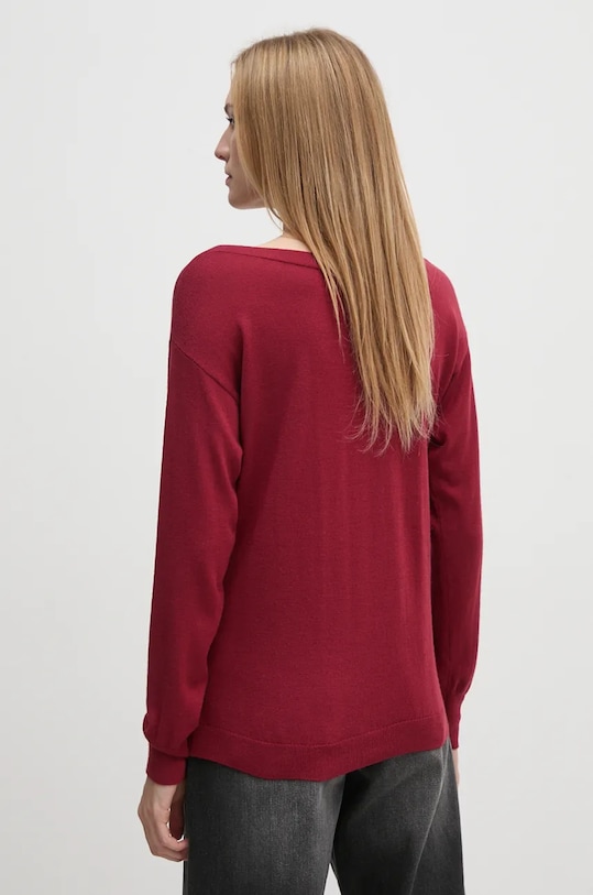 Одежда Шерстяной свитер Sisley 11BAM1A48 красный