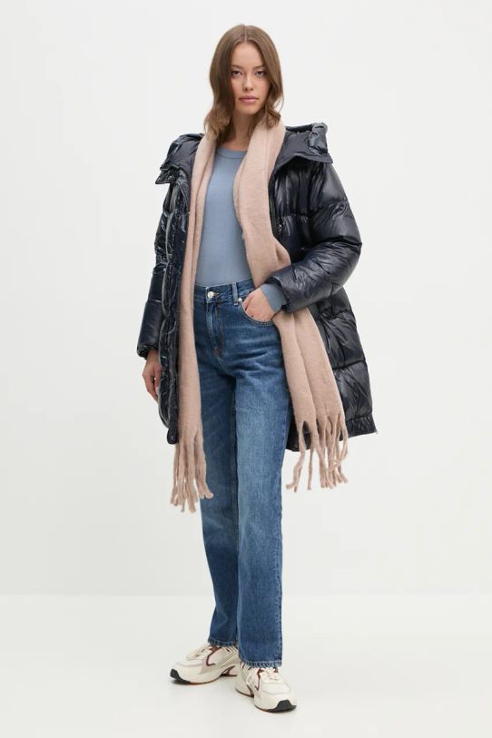 Вовняний светр Sisley 11BAM1A48 блакитний AW24