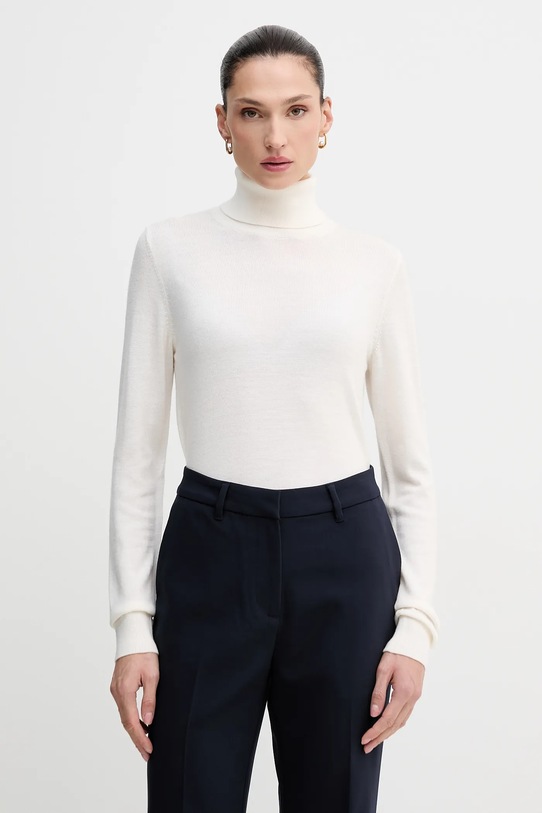 Пуловер Sisley вълна бежов 11BAM201C