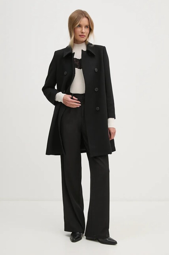 Вовняний светр Sisley 1M9AL201V бежевий AW24