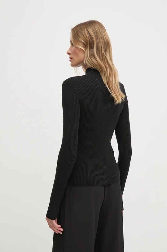 Oblečenie Vlnený sveter Sisley 1M9AL201V čierna