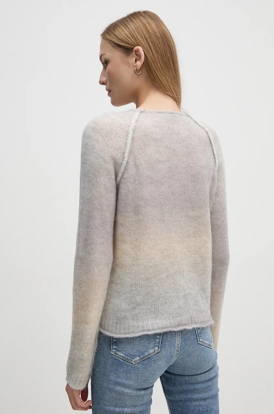 Odzież Sisley sweter z domieszką wełny 115AL4014 szary