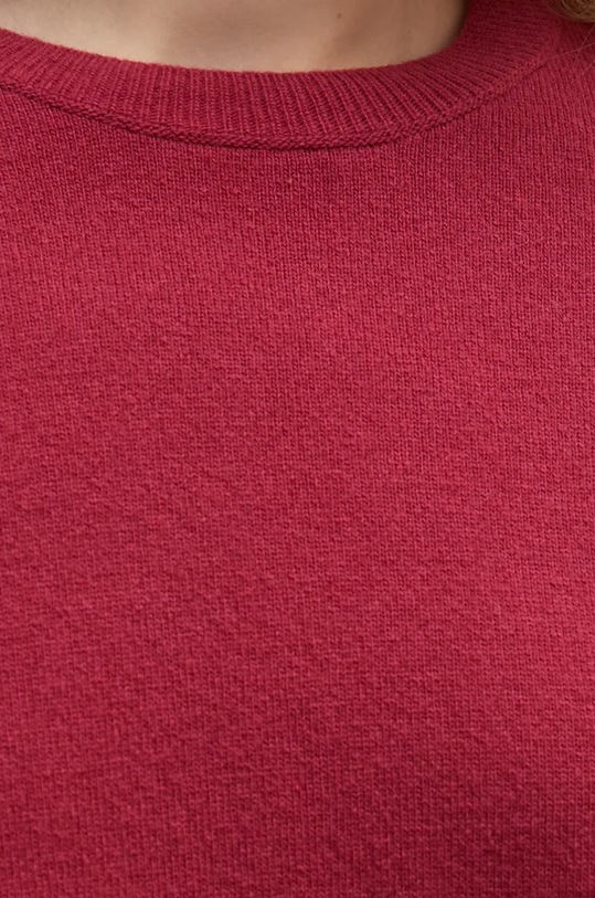 Sisley sweter wełniany 1044M103K czerwony