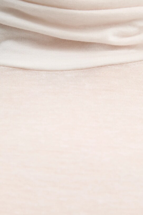 Sisley longsleeve z domieszką wełny 3N1WL2100 beżowy