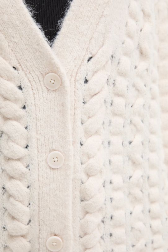 Sisley cardigan din amestec de lana 145YM6027 bej