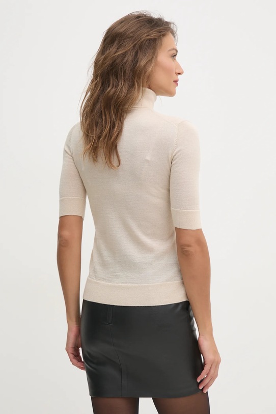 Oblečení Svetr z vlněné směsi Sisley 17DLM201Y béžová